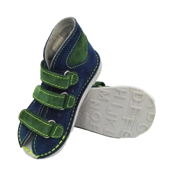 Adamki profilaktyczne buty wzór 016N-7 jeans/zielony